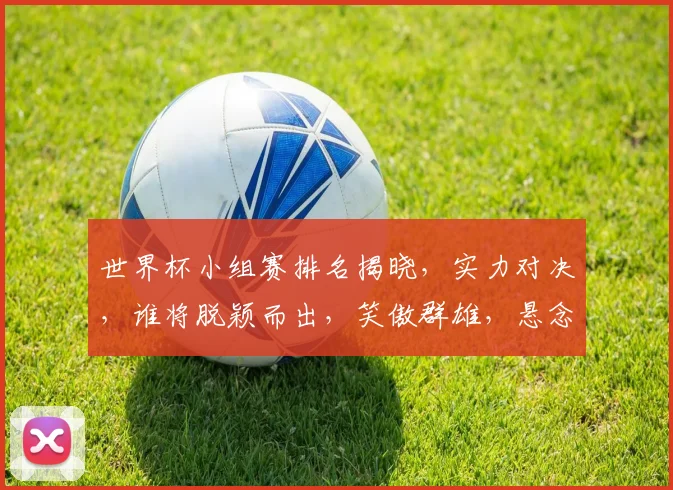世界杯小组赛排名揭晓，实力对决，谁将脱颖而出，笑傲群雄，悬念重重，值得期待。